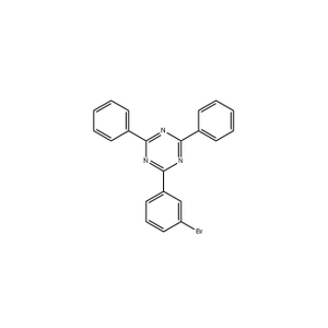 2-(3-Bromophenyl)-4,6-diphenyl-1,3,5-triazine CAS : 864377-31-1