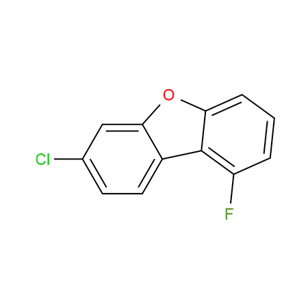1-fluoro-7-chlorodibenzofuran CAS: 2244899-56-5