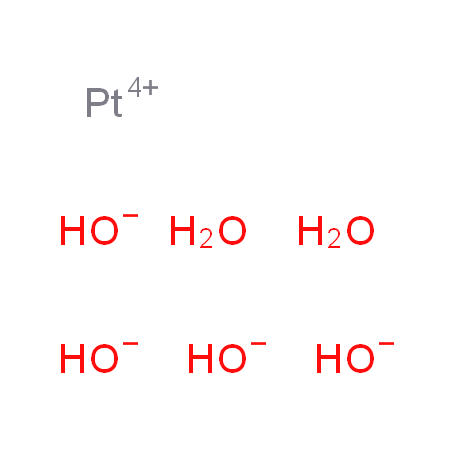 Dihydrogen hexahydroxyplatinate H8O6Pt CAS: 51850-20-5