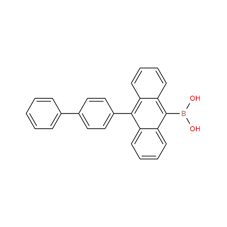 B-(10-[1,1'-Biphenyl]-4-yl-9-anthracenyl)boronic acid CAS:400607-47-8
