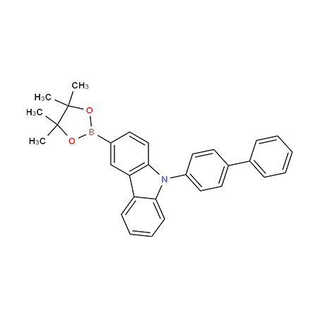 9-[1,1'-Biphenyl]-4-yl-3-(4,4,5,5-tetramethyl-1,3,2-dioxaborolan-2-yl)-9H-carbazole CAS:1391729-66-0