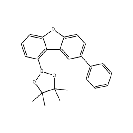 4,4,5,5-Tetramethyl-2-(8-phenyldibenzo[b,d]furan-1-yl)-1,3,2-dioxaborolane CAS: 2379717-76-5