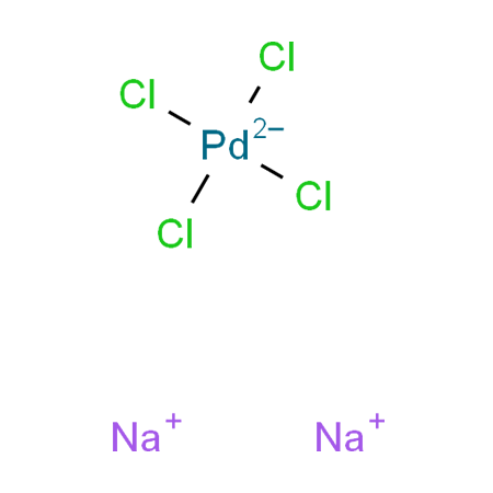 Sodium tetrachloropalladate(II) CAS: 13820-53-6