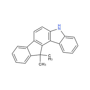5,12-Dihydro-12,12-dimethylindeno[1,2-c]carbazole CAS:1346645-54-2