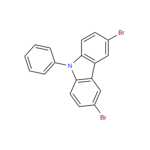 3,6-Dibromo-9-phenylcarbazole CAS:57103-20-5