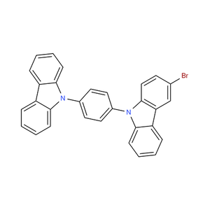 3-Bromo-9-[4-(9H-carbazol-9-yl)phenyl]-9H-carbazole CAS:1537218-76-0