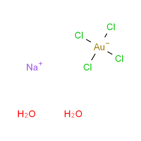 Gold catalyst Sodium tetrachloroaurate (III) dihydrate CAS: 13874-02-7