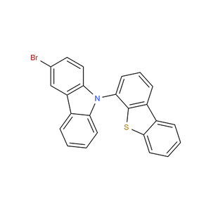3-BroMo-9-dibenzothiophen-4-yl-9H-carbazole CAS: 1345970-20-8